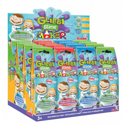 the Slime Glibbi Slime Maker, 3 kinds