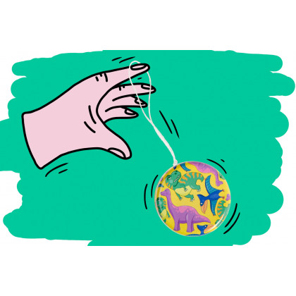 Metal Yoyo Dino 5,5 cm