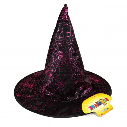 Children spider hat with violet cobweb