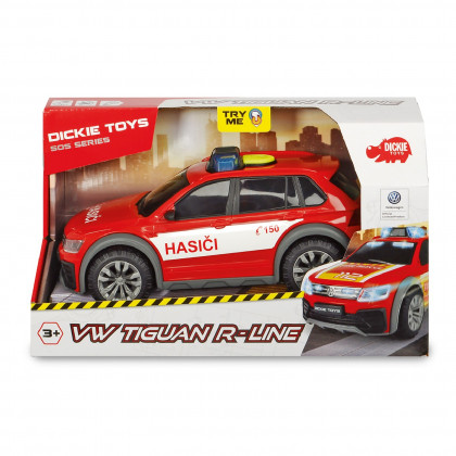 VW Tiguan R-Line Fire Car