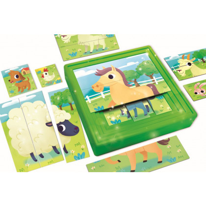 CAROTINA BABY 8 PUZZLE - Farm
