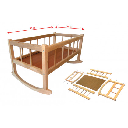 the wooden cradle, 50 x 28 cm