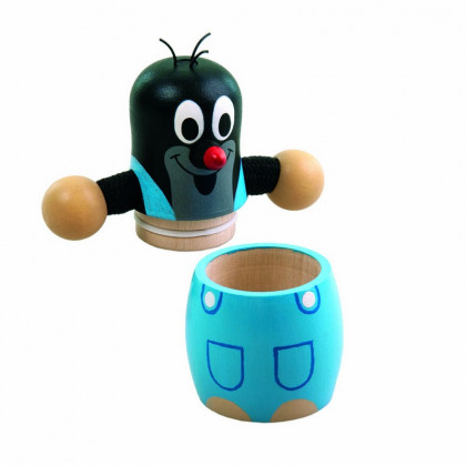 Wooden money box Mole
