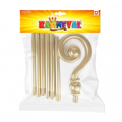 St. Nicholas gold stick for adults 193 cm