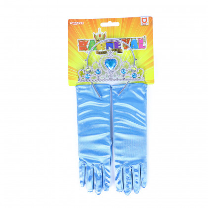 the princess gloves with a crown