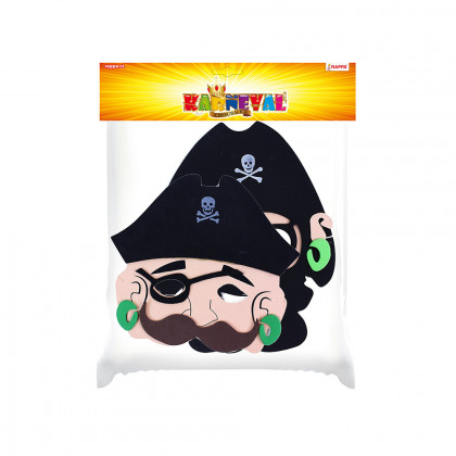 Pirate mask for adults 2 pcs
