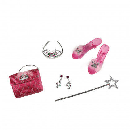 Set of princess with pink accessories