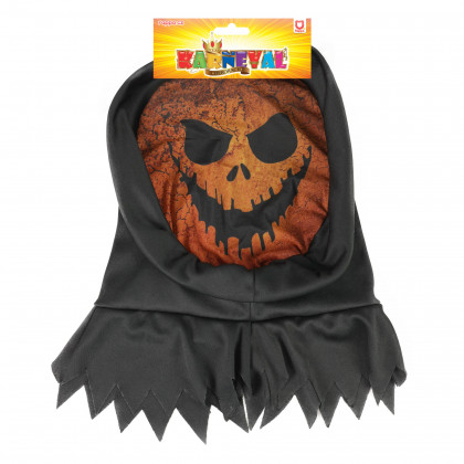 Halloween orange textile mask for adults