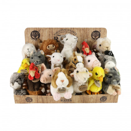 Plush pets display ECO-FRIENDLY