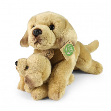 Plush Labrador with pup 25cm ECO-FRIENDLY