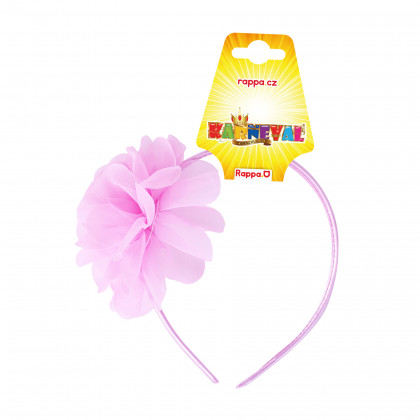 Children pink flower headband