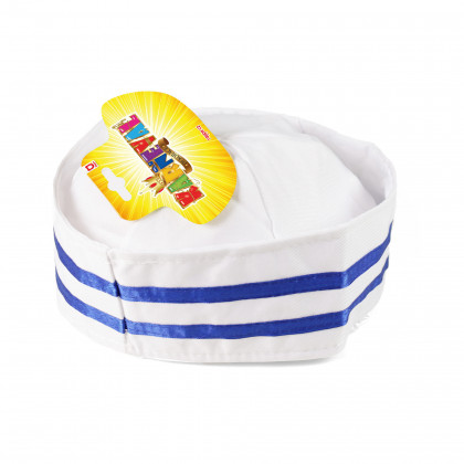 Children white sailor hat