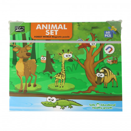 Jigsaw puzzle magnetic shapes animals