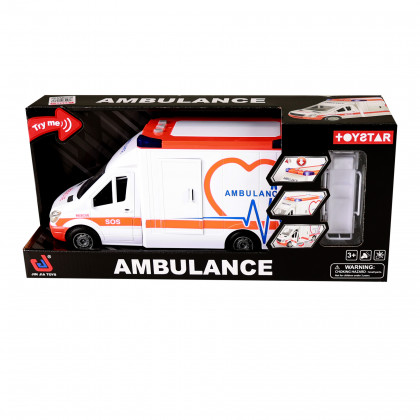 Ambulance car with sound and light