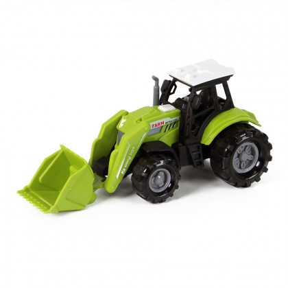 Tractor with a spoon, sound and light