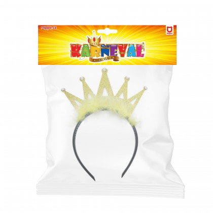 Children crown headband with feathers
