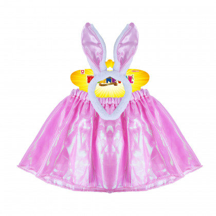 Children costume bunny tutu skirt with accs.