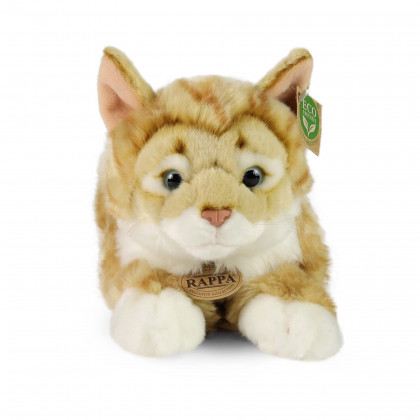 Plush brown tabby cat 40 cm ECO-FRIENDLY