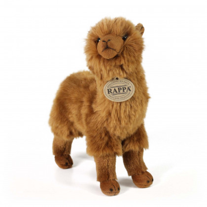 Plush brown lama 23 cm ECO-FRIENDLY