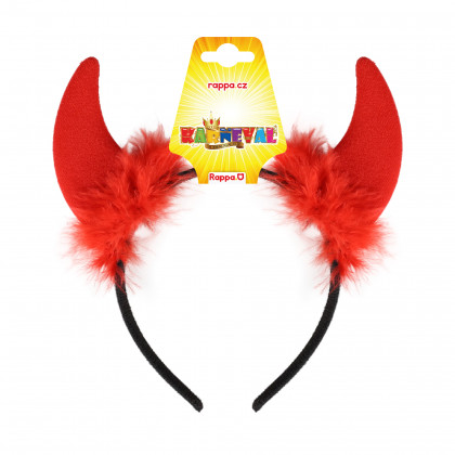 Children devil horns headband