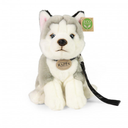 Plush husky dog 28 cm ECO-FRIENDLY