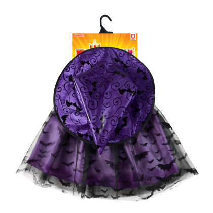 Children costume bat tutu skirt with hat