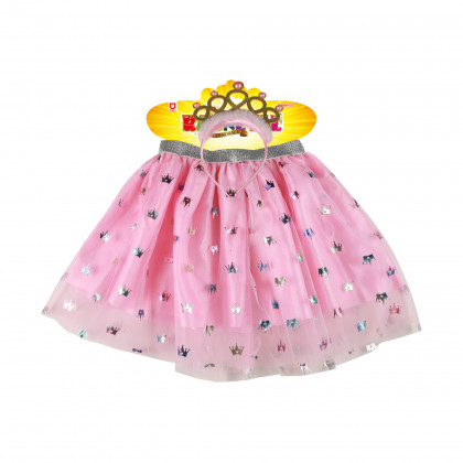 Children costume princess tutu skirt with accs.
