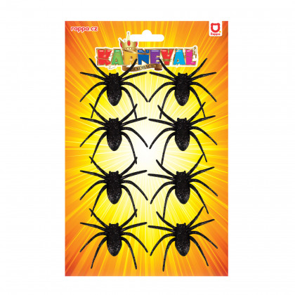 Spider decoration 8 pcs