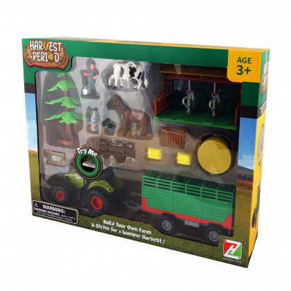 Tractor with siding and accessories