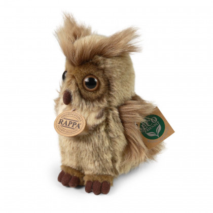 Plush great horned owl 16cm ECO-FRIENDLY
