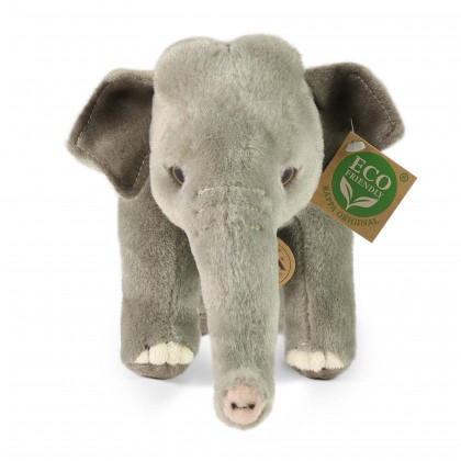 Plush asian elephant 20 cm ECO-FRIENDLY
