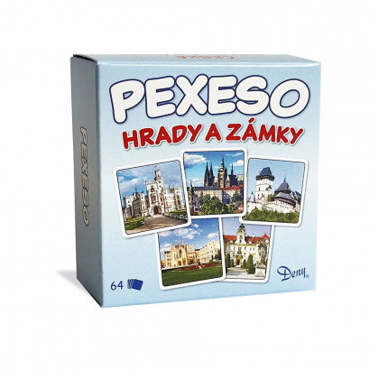Pexeso Castles of the Czech Rep in a box