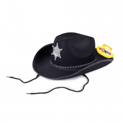Sheriff hat with star for adults