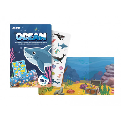 Sticker book Ocean 18 stickers