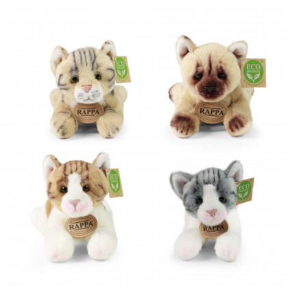 Plush cats assort 18 cm ECO-FRIENDLY