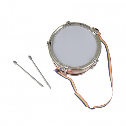 the drum with mallets
