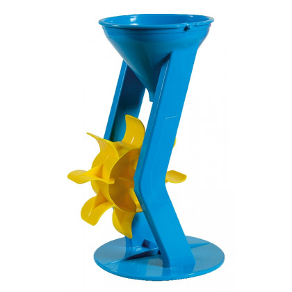 Blue sand and water grinder