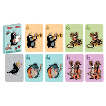 Cards Černý Petr Krtek musicians