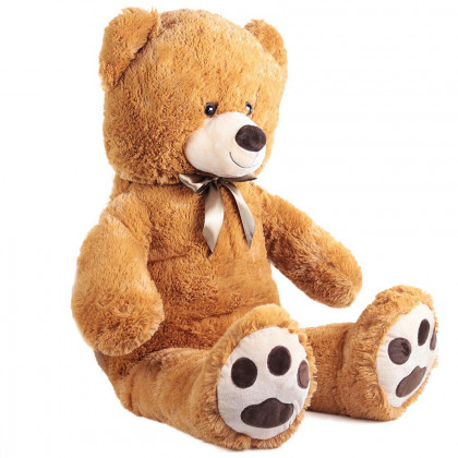 Big teddy bear Kuba with tag 100 cm