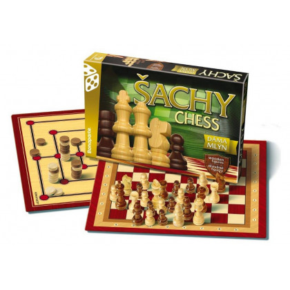 the game of chess, checkers and mill