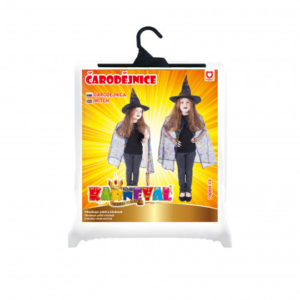Children costume - witch cloak with hat