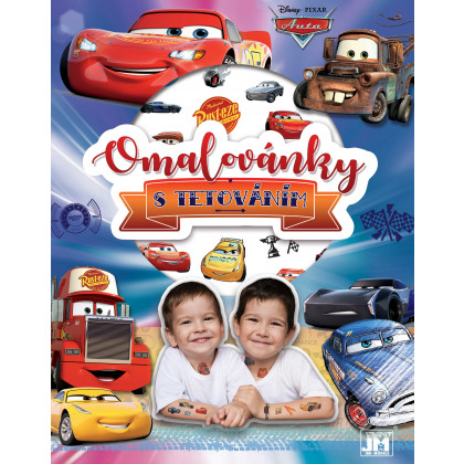 Coloring book with tattoos CARS