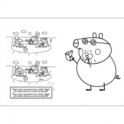 Coloring book A4 Peppa Pig