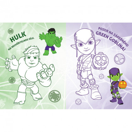 Coloring book with iron-on pictures SPID