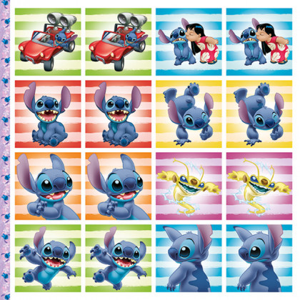 Pexesa in the Lilo & Stitch notebook