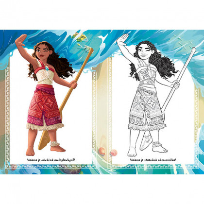 A5 Vaiana 2 coloring book
