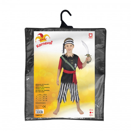 Children costume - pirate with scarf (M)
