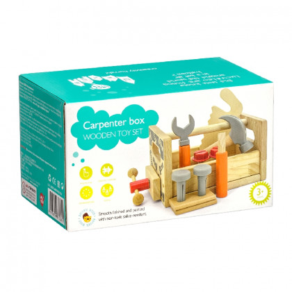 Large carpenter tool set with 15 pcs
