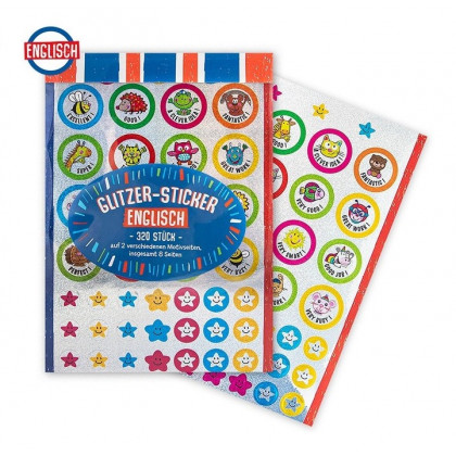 Glitter stickers 320 pcs