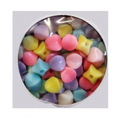 Bead set - cubes + 1 meter cord